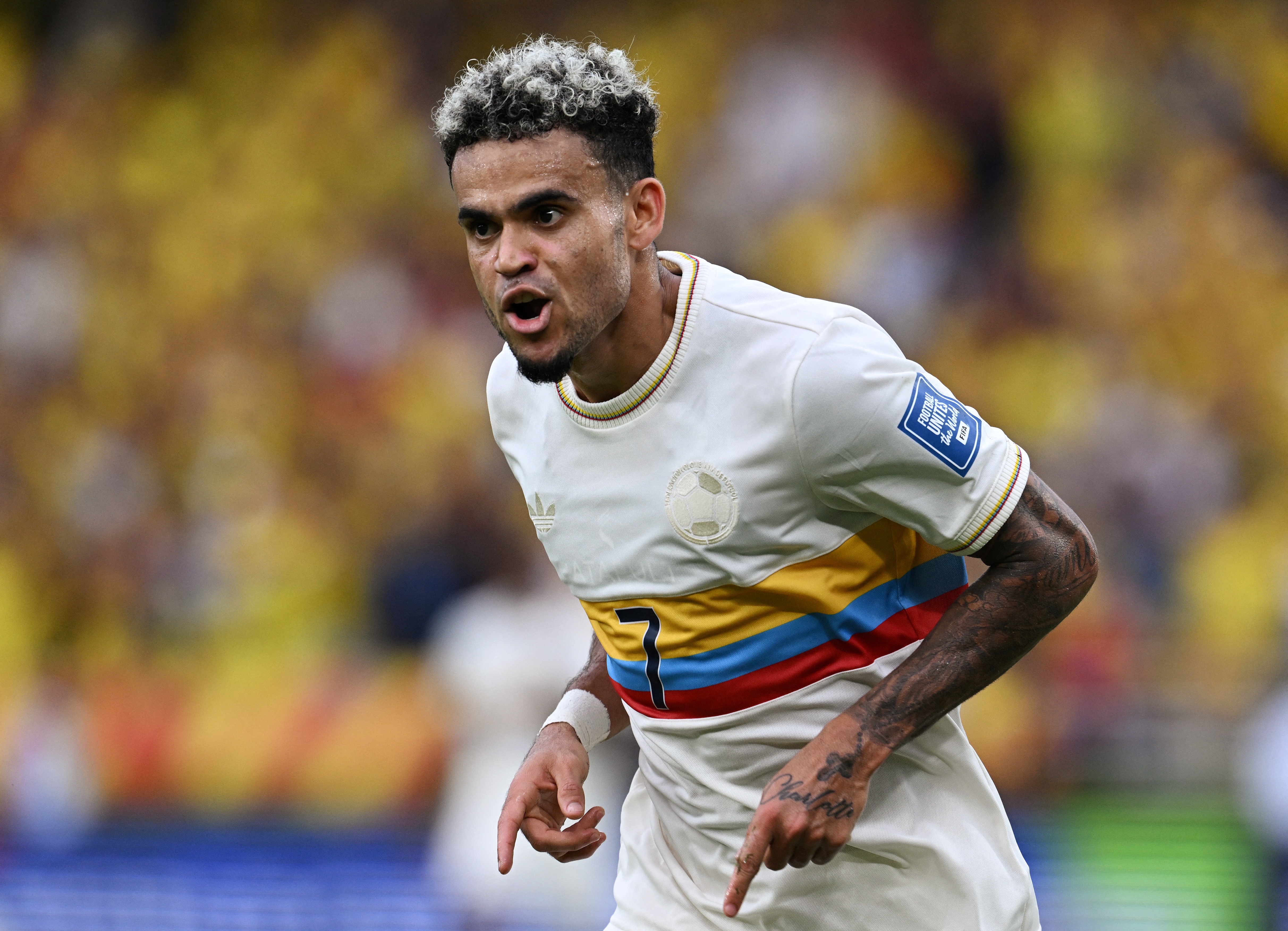 Luis Díaz, figura y referente de la selección de Colombia.