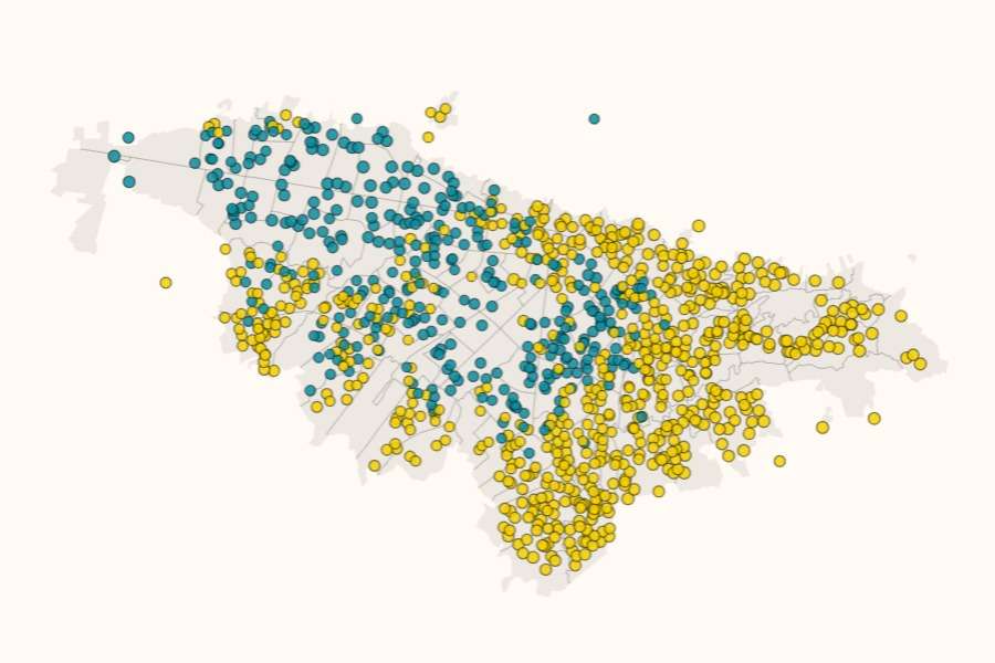 Este es el mapa electoral de Bogotá tras la primera vuelta presidencial de 2026.