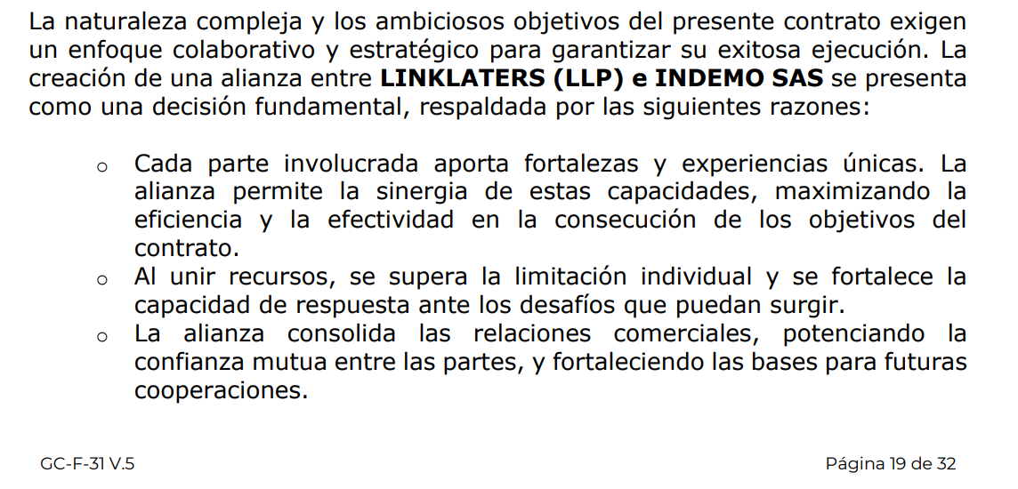 Estudios previos del contrato.
