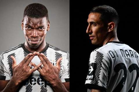 Ángel Di María y Paul Pogba, los fichajes que anunció Juventus