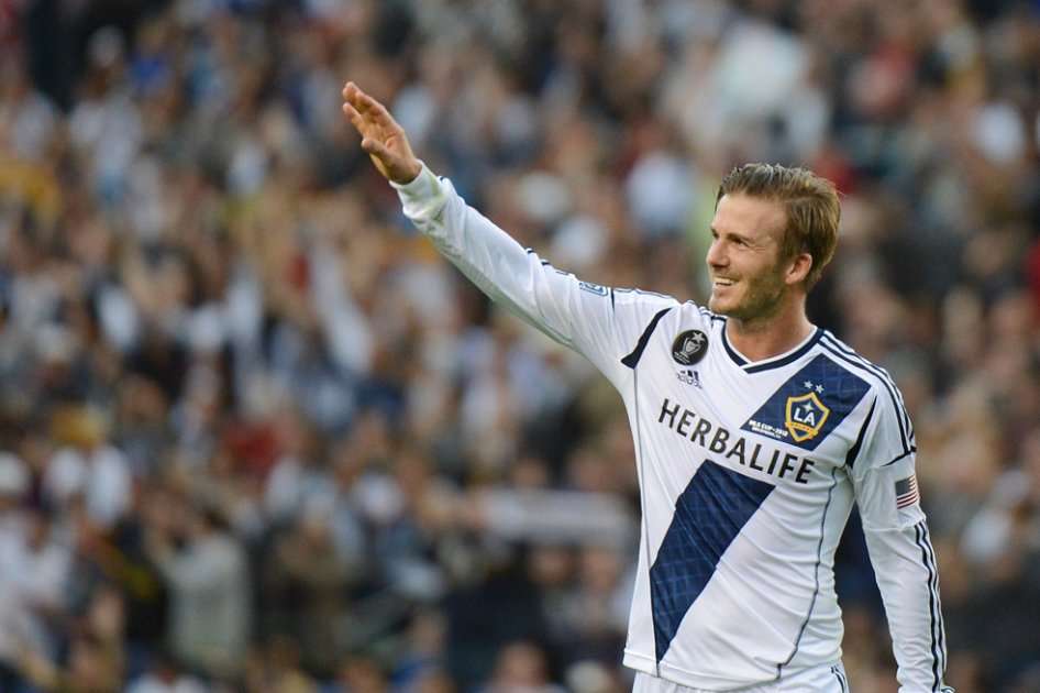 El centrocampista inglés David Beckham tras un partido de Los Angeles Galaxy contra Houston Dynamo./ AFP