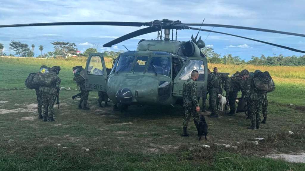 Militares en el sur de Bolívar