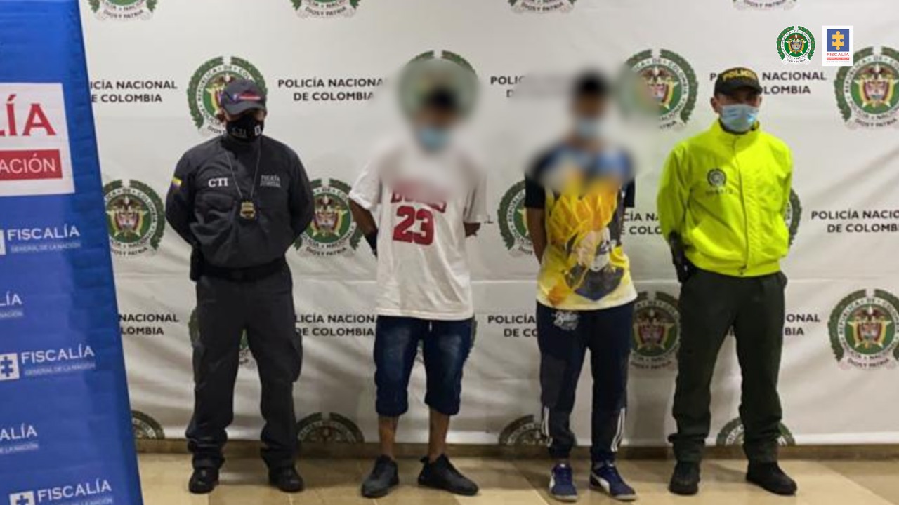 Presuntos responsables de la masacre de Circasia (Quindío).