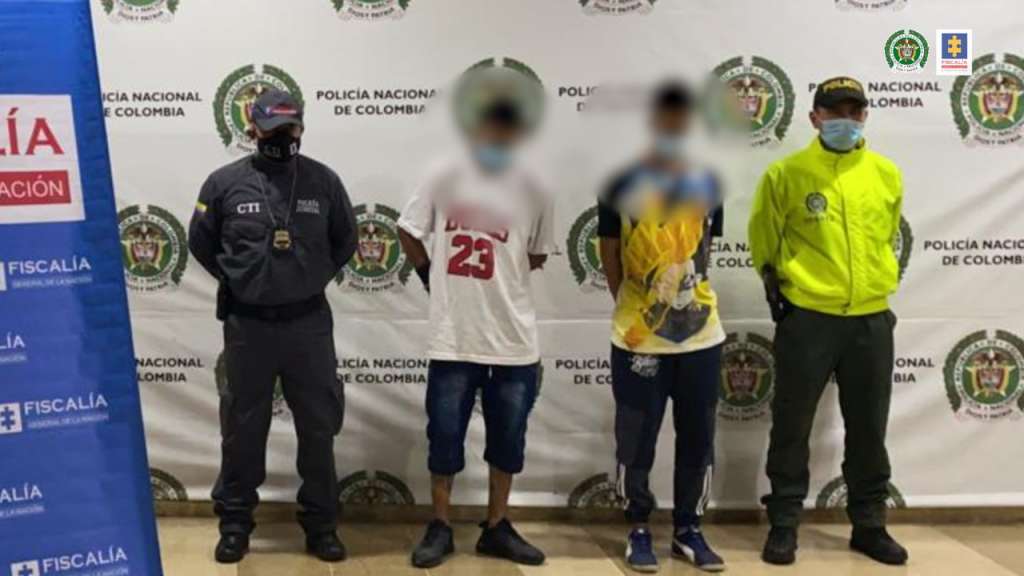 Presuntos responsables de la masacre de Circasia (Quindío).