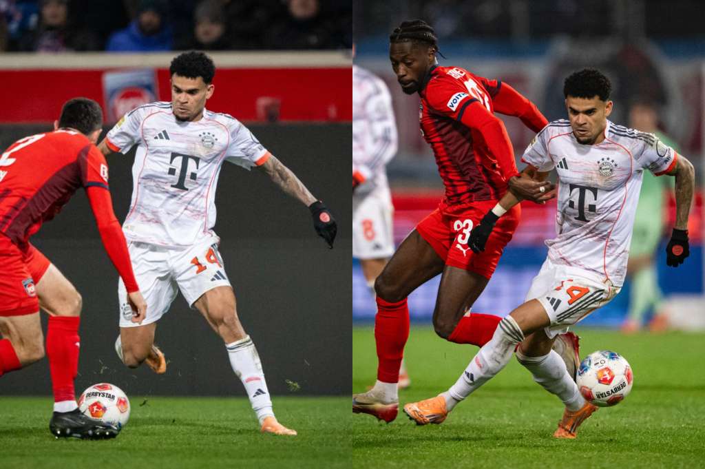 Luis Díaz, en su regreso con Bayern Múnich.