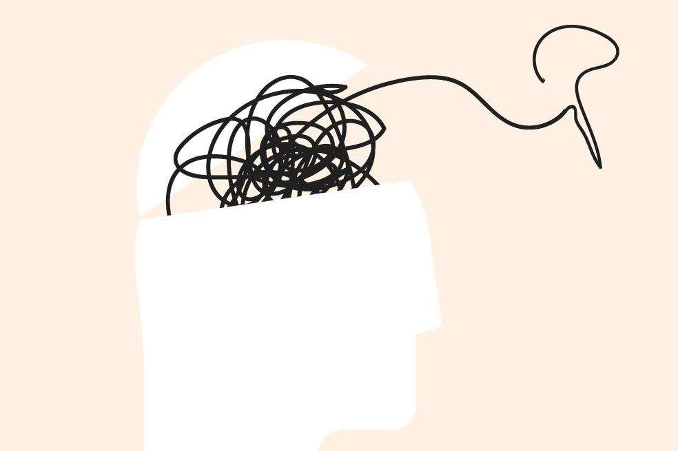 Ilustración sobre el pensamiento.