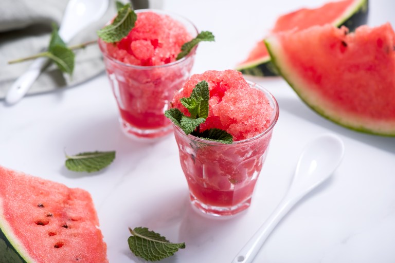 Aquí está la receta para hacer un exquisito sorbete de sandía