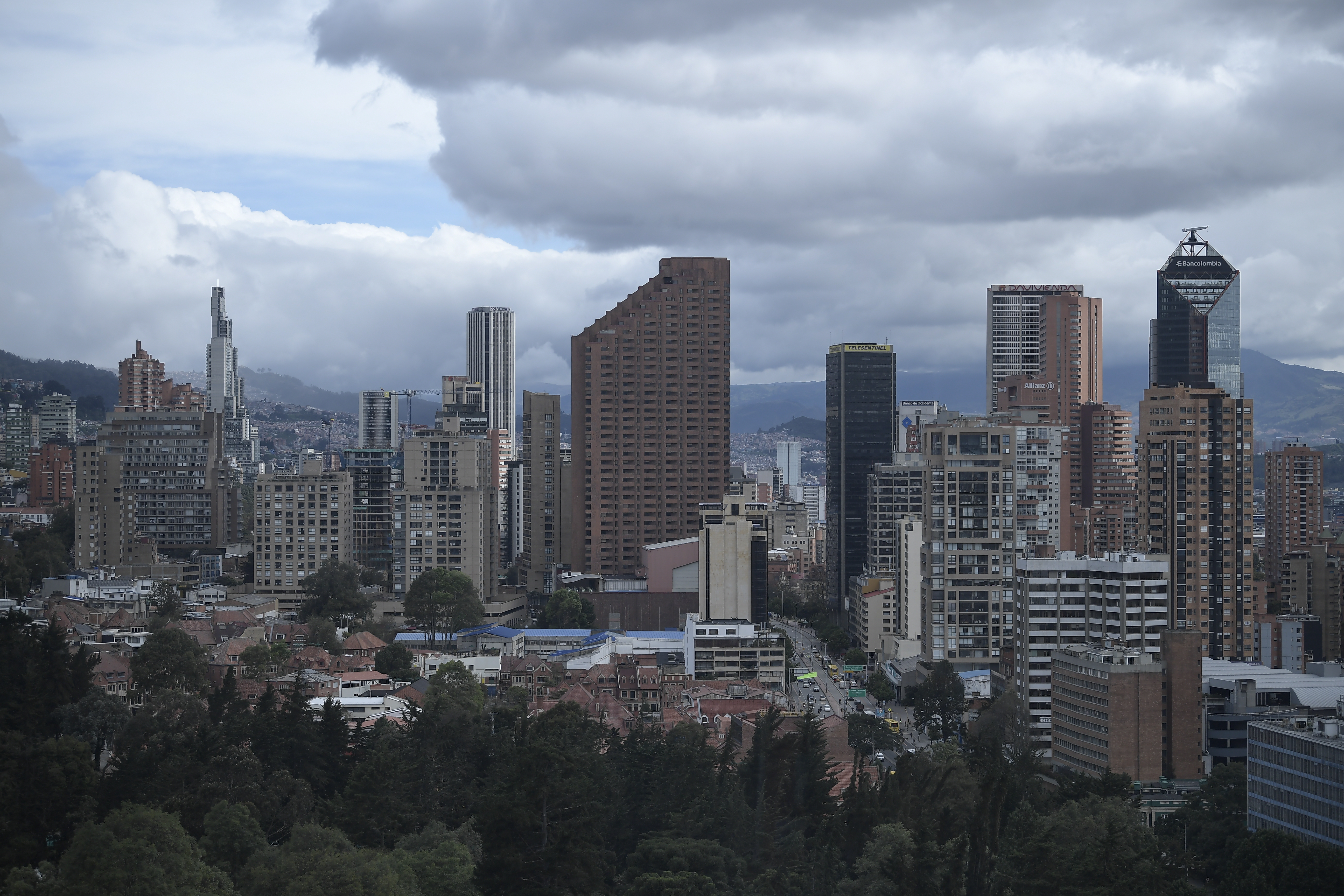Vista general de la ciudad de Bogotá