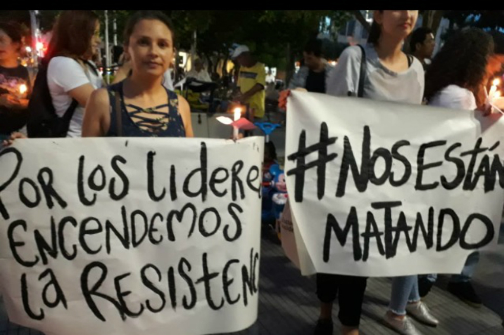 Imagen de la Velatón Nacional / ONU Derechos Humanos