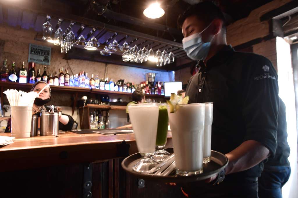 Instalaciones de este restaurante que participo en la estrategia “Bogotá a cielo abierto”, durante la pandemia por Covid-19.