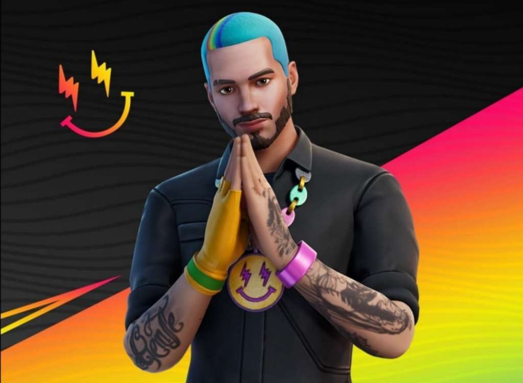 Este es el personaje de J Balvin en Fortnite