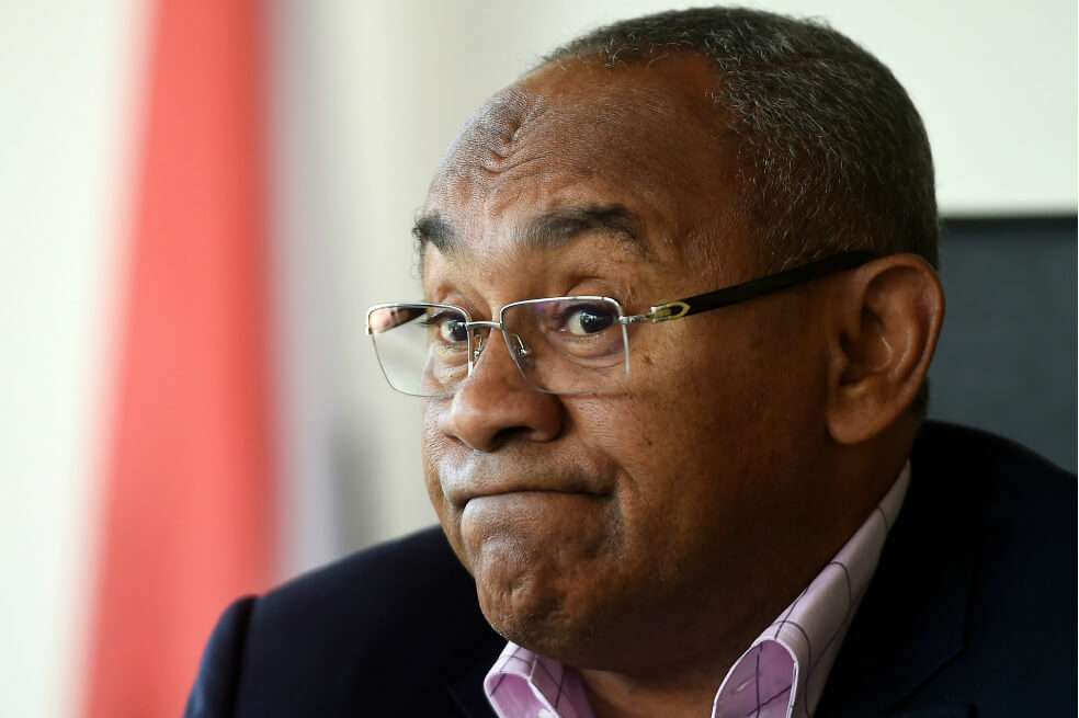 Ahmad Ahmad, presidente de la Confederación Africana de Fútbol (CAF). / AFP