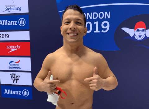 Serrano y Crispin le han dado cinco oros a Colombia en el Mundial de Paranatación