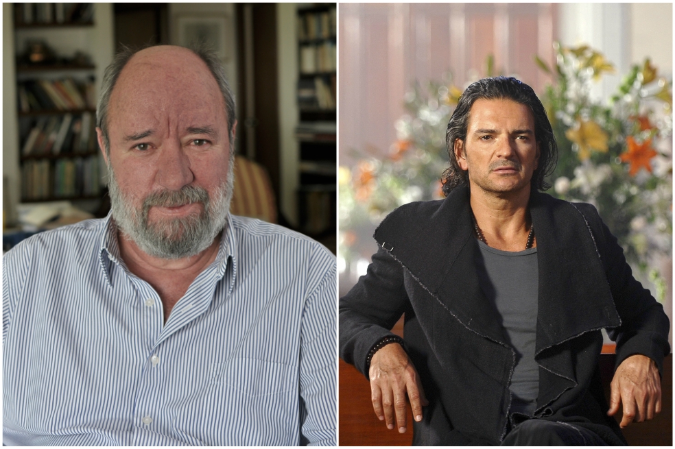 Antonio Caballero (por Cristian Garvito - El Espectador) y Ricardo Arjona (por EFE).