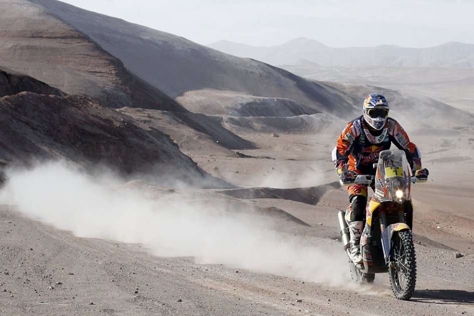 Marc Coma, virtual campeón del Rally Dakar. Foto: EFE