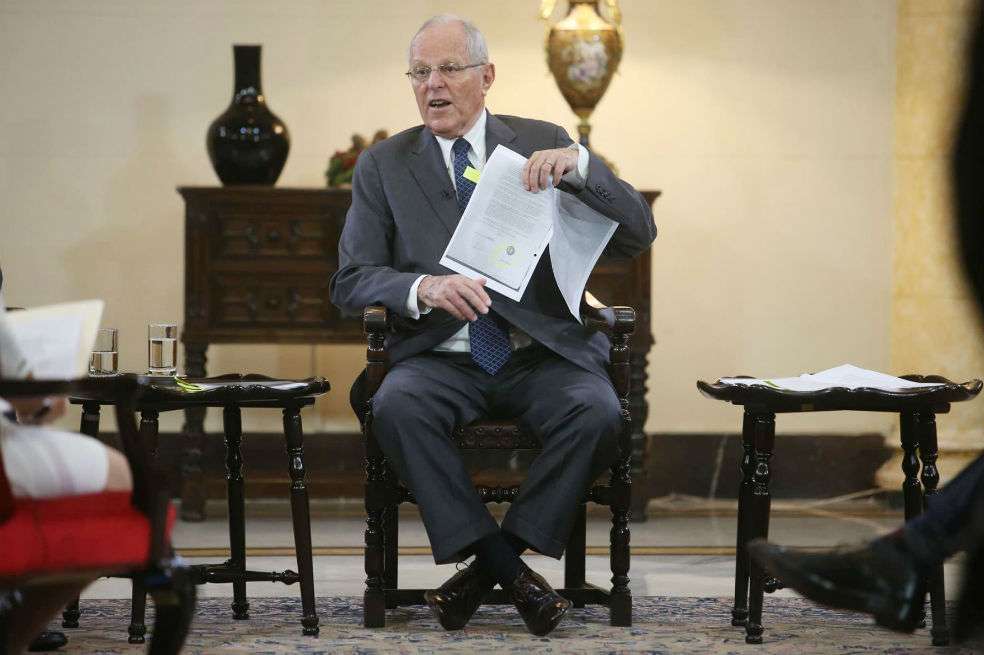 El presidente de Perú, Pedro Pablo Kuczynski. / AFP