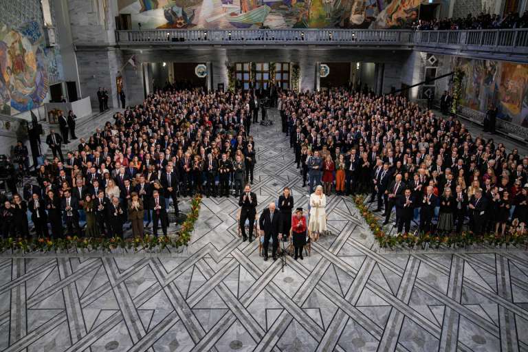 Ceremonia entrega Premio Nobel de Paz a María Corina Machado
