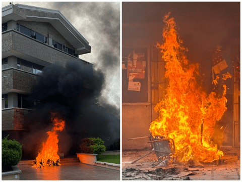 Prendieron fuego en oficinas de vicerrectoría de la UniAtlántico, en Barranquilla