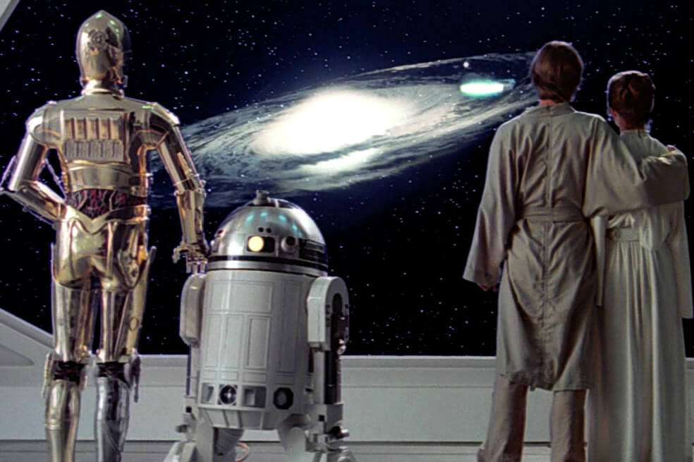Una escena emblemática de la cinta "Star Wars: Episodio V - El imperio contraataca".  / Cortesía
