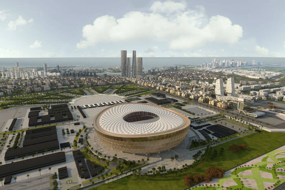 Este será el estadio que reciba la final de la Copa del Mundo. / AFP