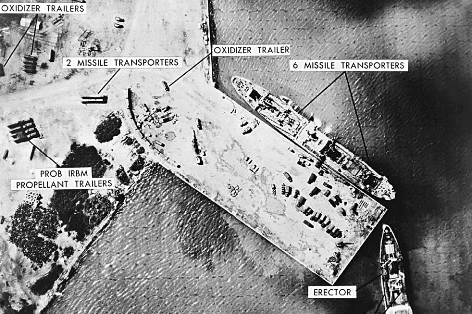 Imágenes tomadas en 1962 desde el avión Lockheed U-2, al mando del mayor Richard Heyser, sobre el área occidental de Cuba.