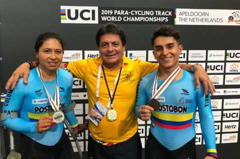 El “Chepe” Castro, el hombre detrás del éxito de Colombia en el Mundial de Paracycling