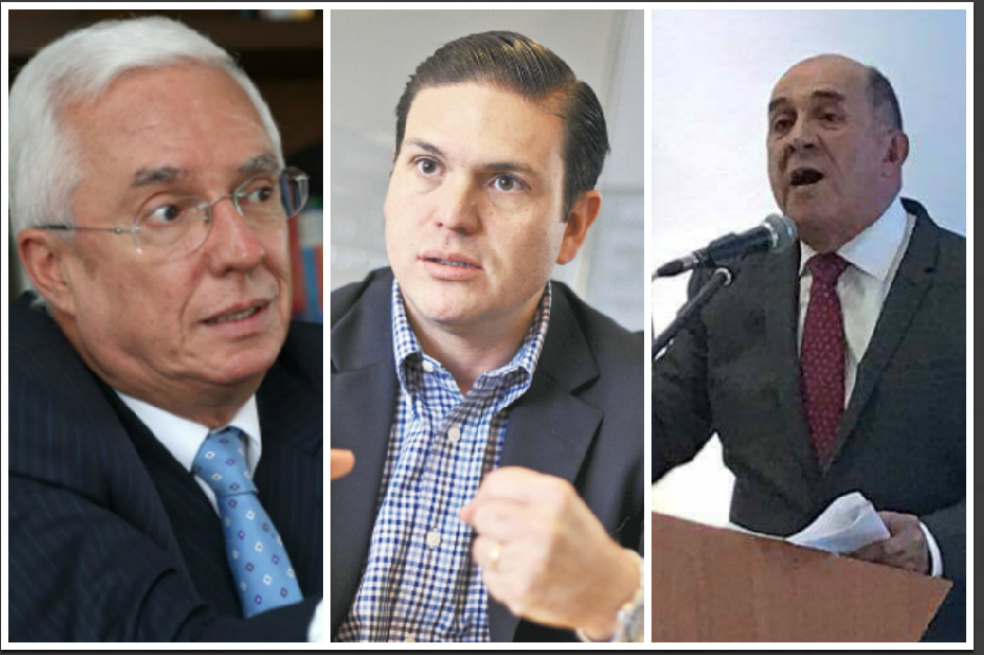 Jorge Robledo, Juan Carlos Pinzón y Ubeimar Delgado.