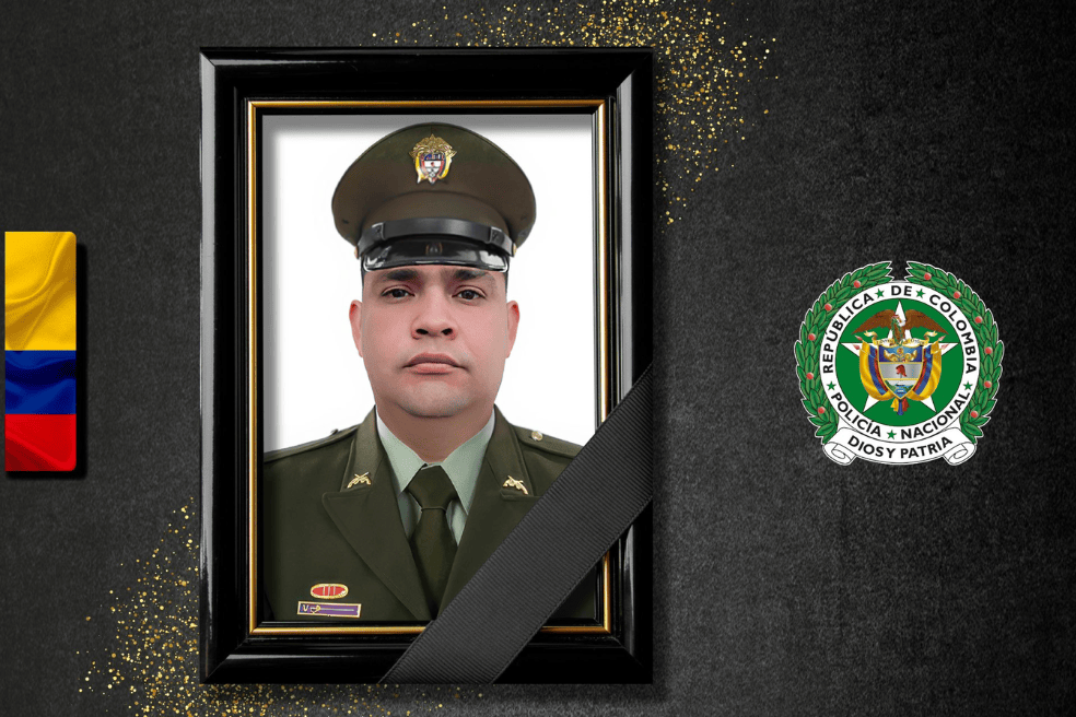 Patrullero Jean Carlos Calderón Mendoza, asesinado en Cúcuta (Norte de Santander).