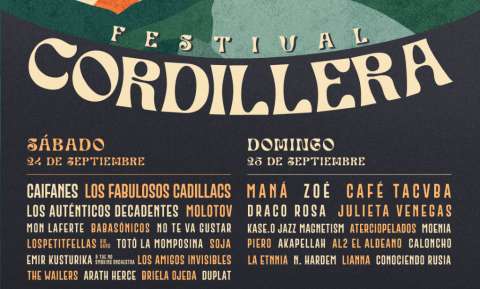 Festival Cordillera 2022: programación por días y precios de boletería