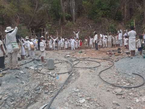 Suspenden obras de dragado en sitio sagrado indígena de Dibulla (Guajira)