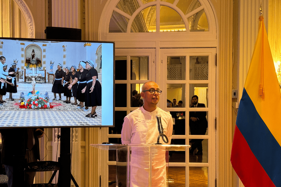 El foro contó con la participación de los chefs colombianos Andrews Arrieta y Yamid Ávila.