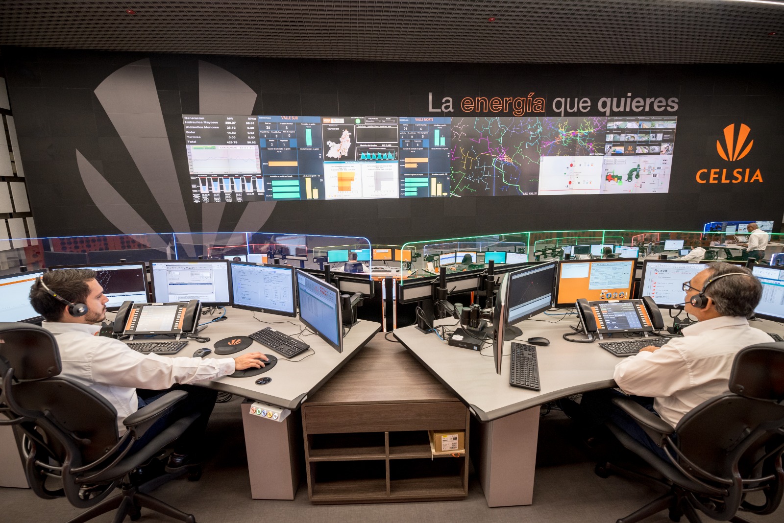 Centro de control de Celsia.