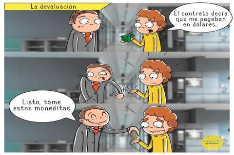 La devaluación