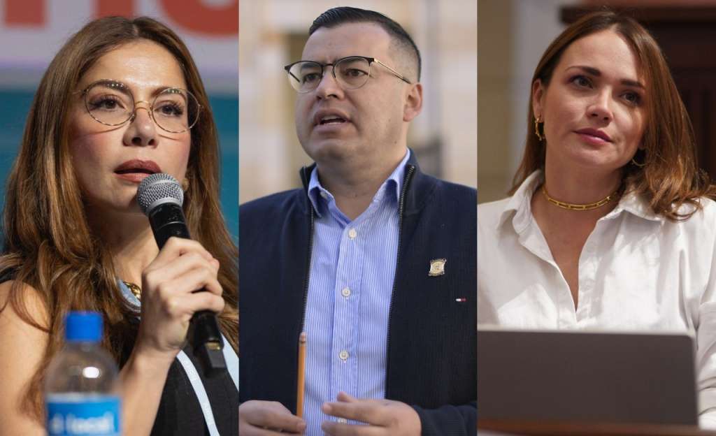 Catherine Juvinao, Jaime Raúl Salamanca y Carolina Arbeláez