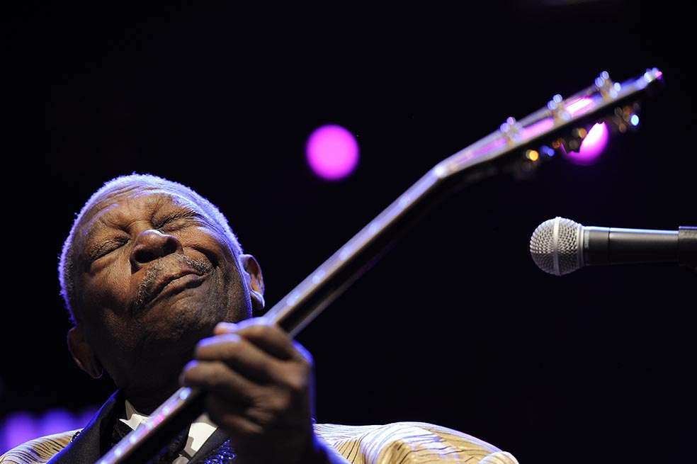 El rey del blues murió en su casa en Las Vegas el 14 de mayo, después de luchar diez años contra la diabetes. / AFP