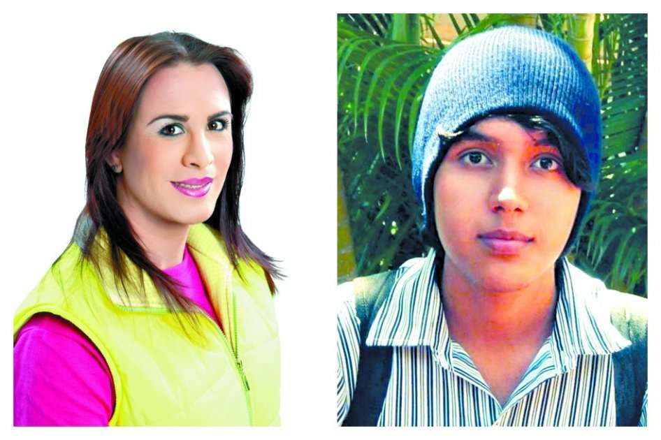 Darla González y Bryan Archbold, de la comunidad LGBTI, víctimas de los grupos armados ilegales. / Archivo particular