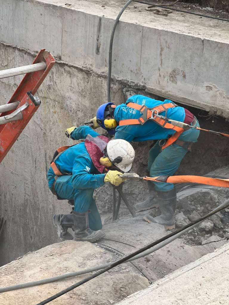 Obras tubería Tibitoc Acueducto de Bogotá
