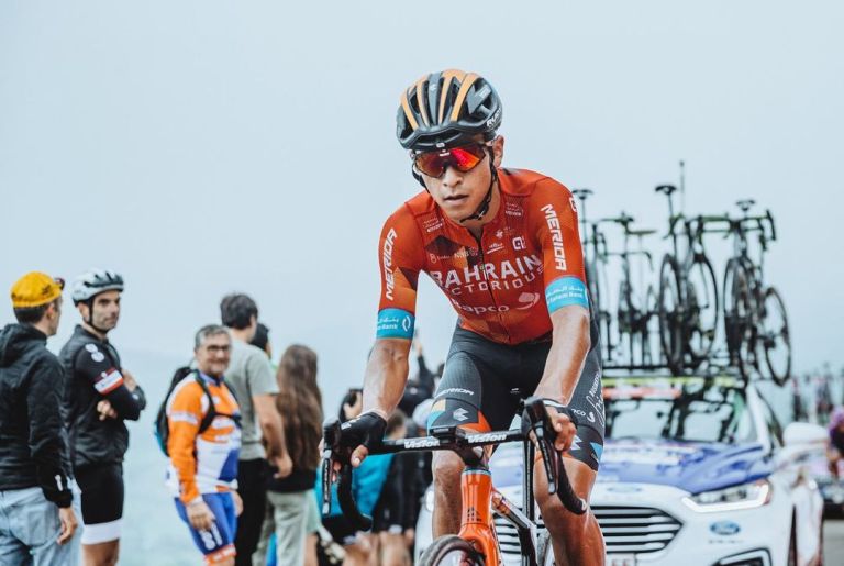 Santiago Buitrago se mantiene en el podio de la Vuelta a Andalucía