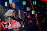 ‘La Voz Kids’: Isabella le dio clase de acordeón a los jurados