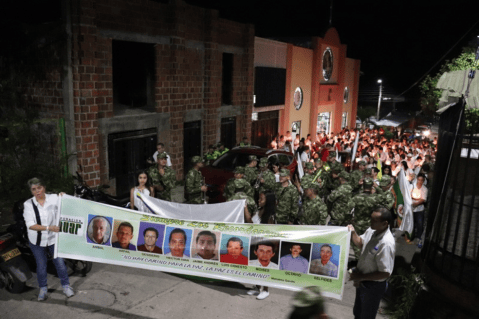 El tardío reconocimiento de las extintas Farc por la masacre de Rivera (Huila)