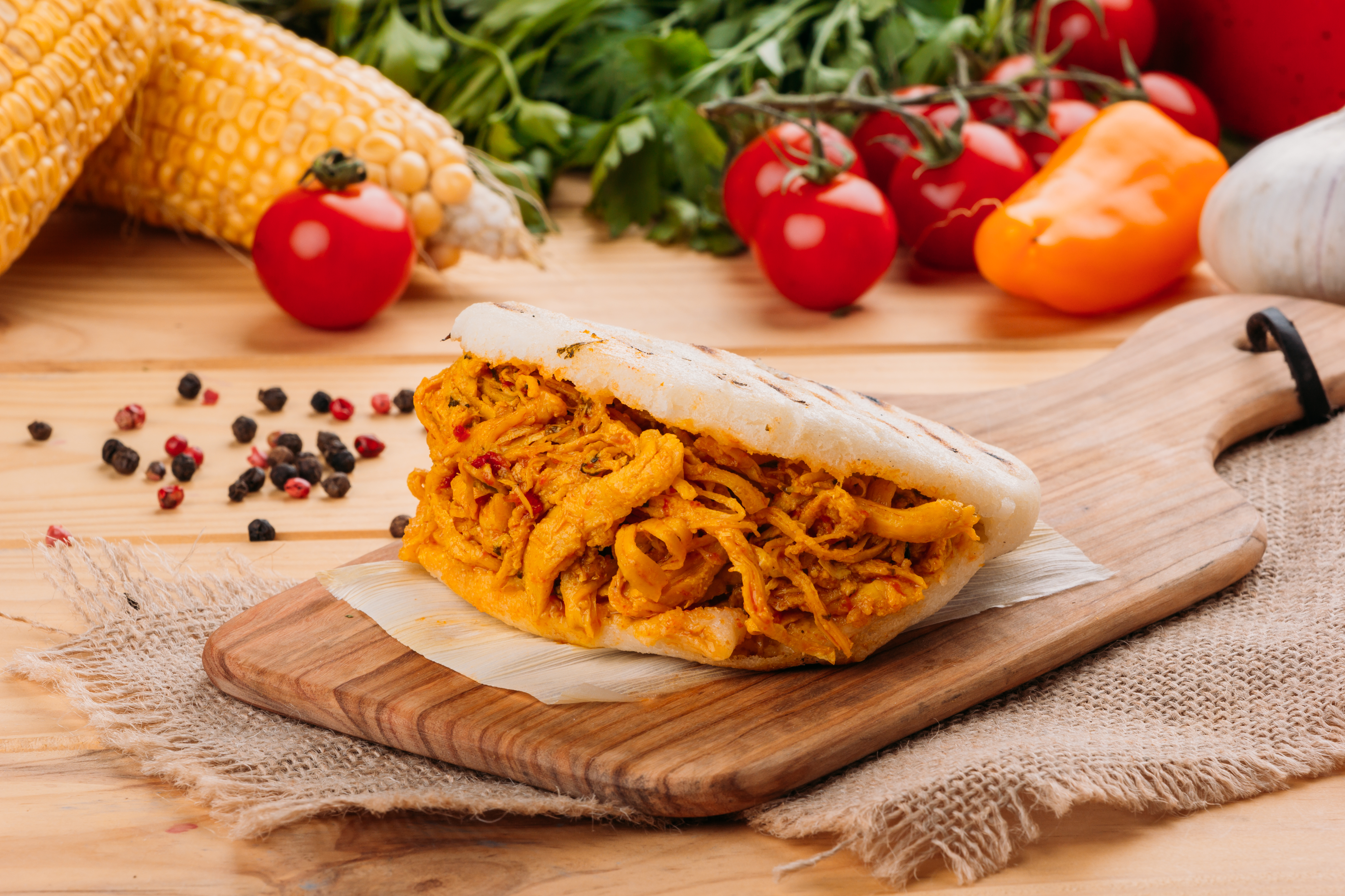 Receta: ¿cómo preparar arepas rellenas de pollo?