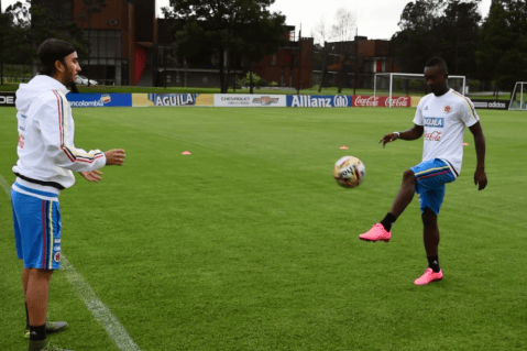 Selección Colombia cumplió su segundo día de trabajo pensando en Bolivia y Ecuador