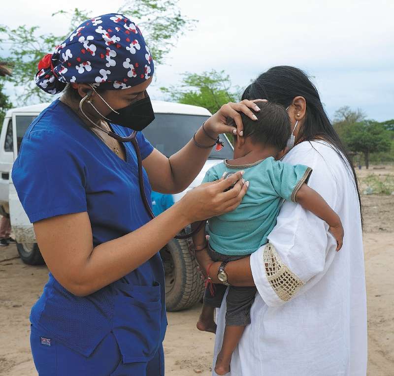 La desnutrición infantil sigue siendo un grave problema de salud pública en La Guajira. / AP