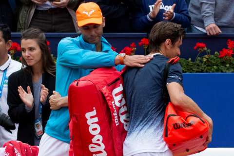 Nadal despide a Ferrer en Barcelona
