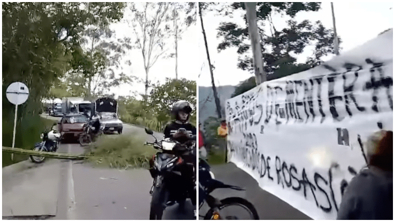 Estos son los acuerdos que logró el Gobierno con la comunidad que bloqueó la vía P