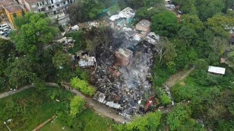 Más de 10 viviendas incineradas y animales muertos deja incendio en Itagüí
