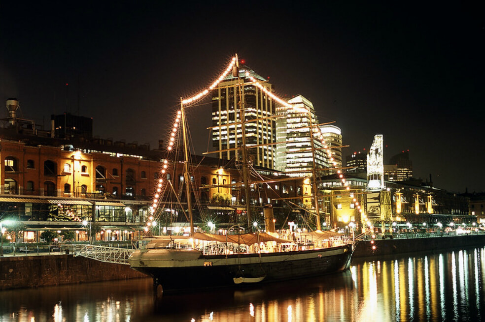 Puerto Madero, en Buenos Aires / Cortesía ente de Turismo de Buenos Aires 