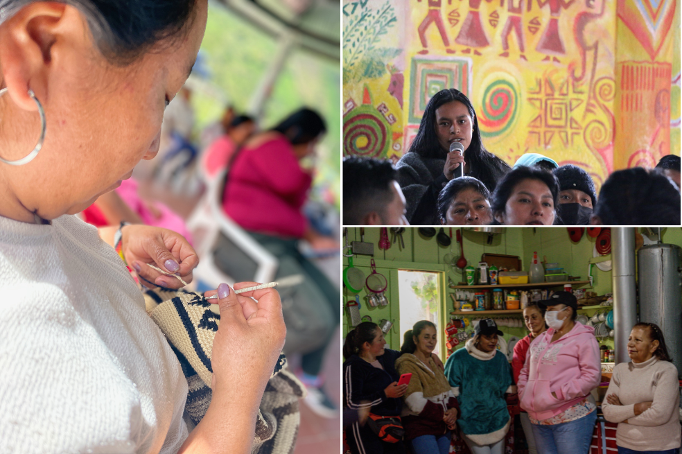 Mujeres que hacen parte del programa Páramos para la vida, del Instituto Humboldt. /Cortesía: Sindy Martínez- Emmerson Pastas -Carolina Osorio.
