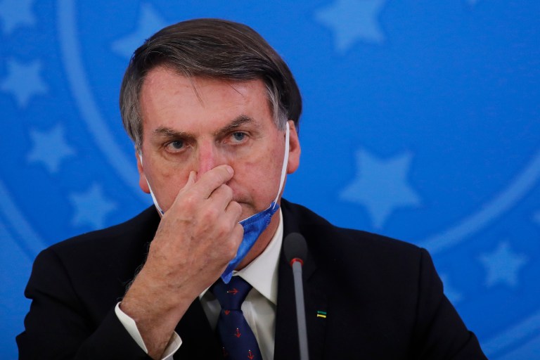 Jair Bolsonaro, positivo para coronavirus