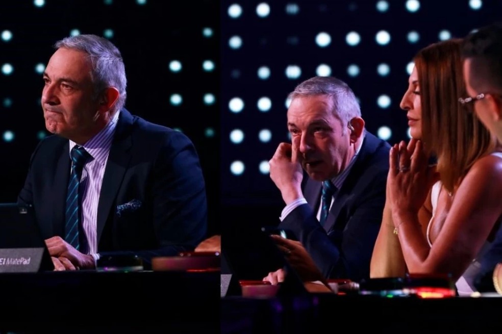 El jurado del reality musical se mostró bastante conmovido, tanto, que Amparo Grisales tuvo que consolarlo.